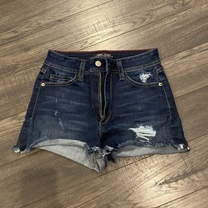 Fran Denim Amy High Rise Shorts